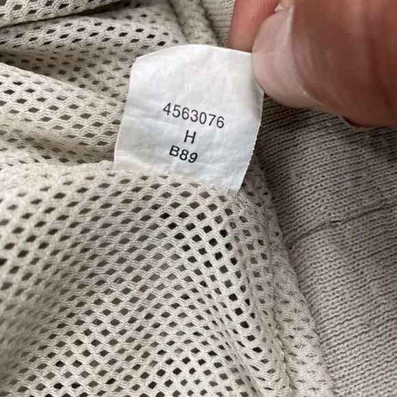 Vintage Izod Mens Golf Pullover Windbreaker Beige Size Large Outdoor Hiking‎ - Picture 15 of 15